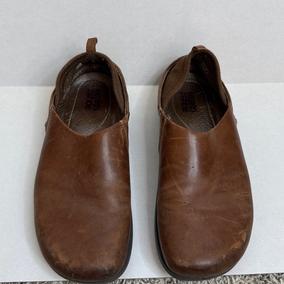 Kalso Earth Shoe Leather Loafer Wide Toe Box Brown Size 9 - Picture 4 of 13